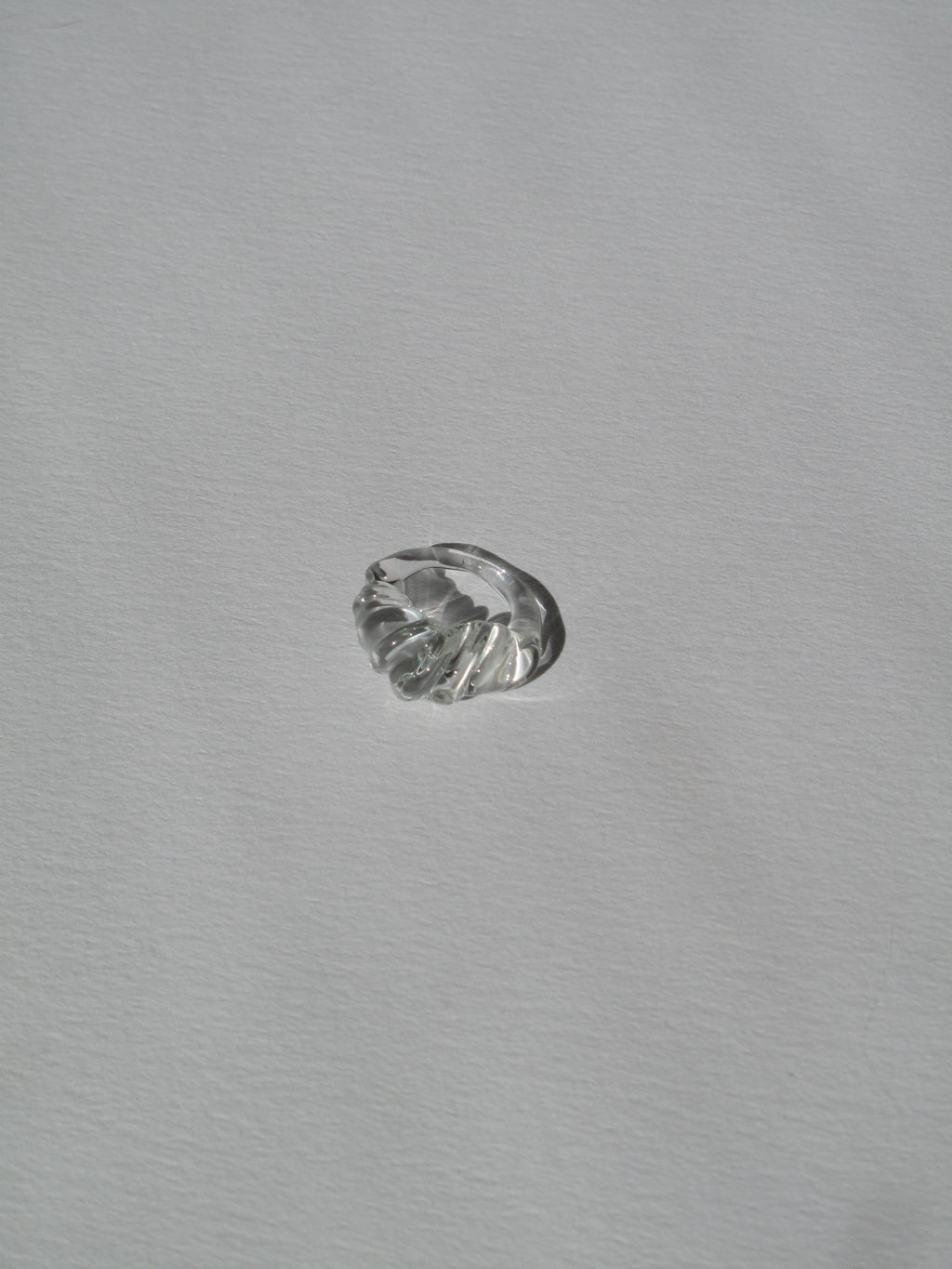 Anillo Shell Transparente