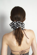 Scrunchie Cuadrille Azul